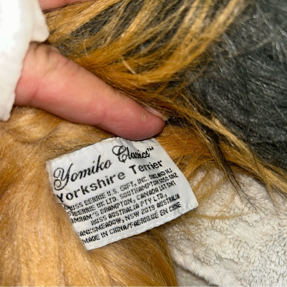 Yamiko‎ classics Collectible Plush Yorkshire Terrier Set - Picture 5 of 8